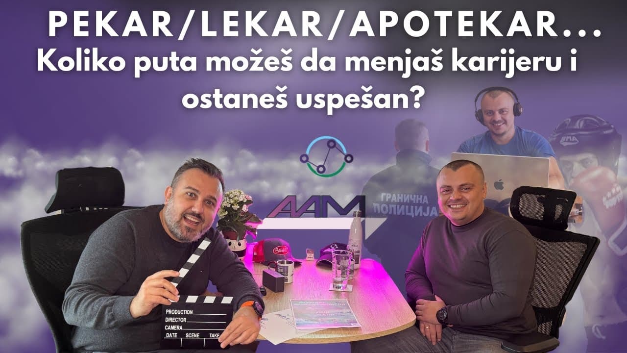 Ivan Milićević in the A&M Network podcast studio