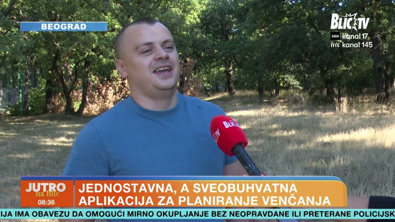 Ivan Milićević in a Blic TV interview